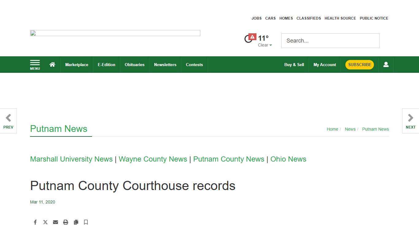 Putnam County Courthouse records Putnam News herald-dispatch.com